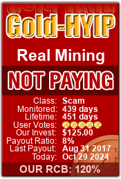 Real Mining details image on Gold Hyip